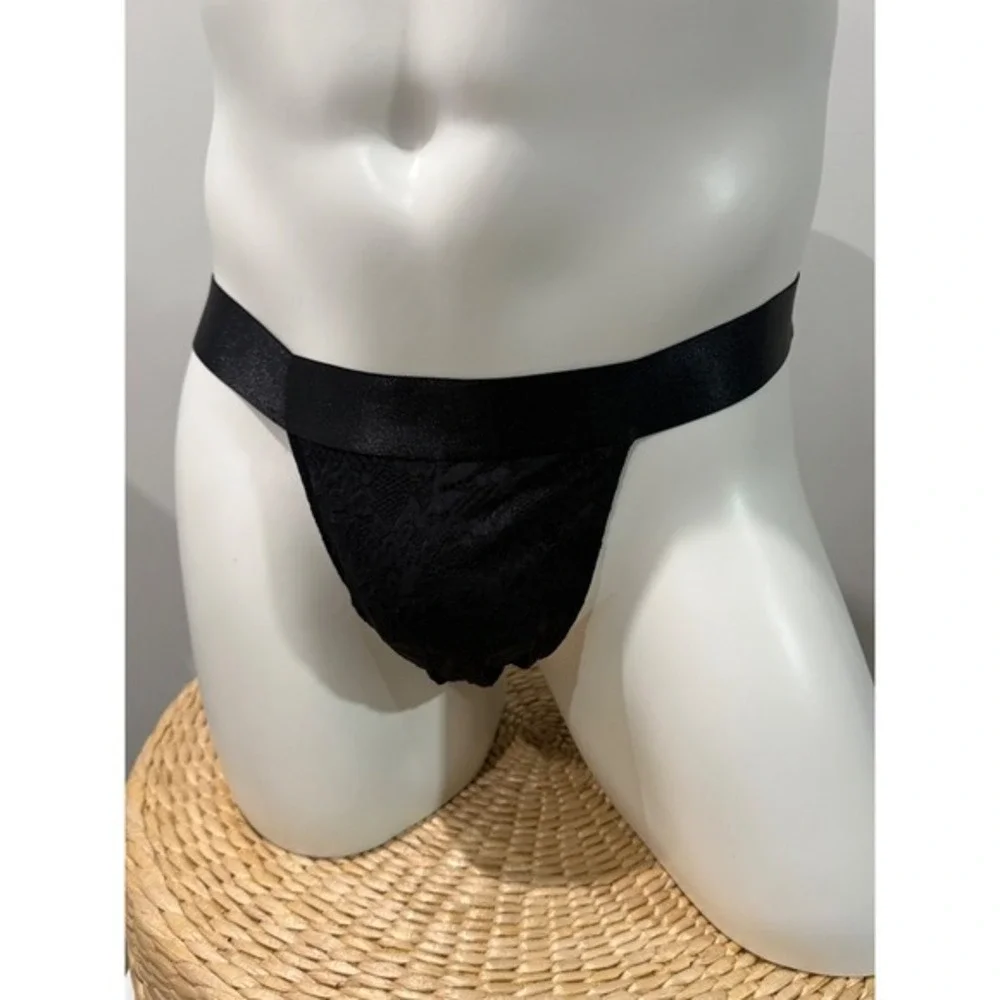 Cosabella Black Never Say Never Jock Strap Soft Support Designer Underwear M